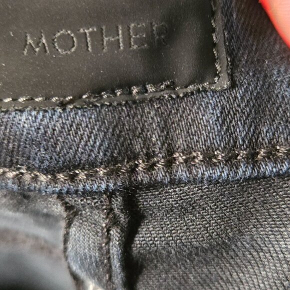 Mother The Mid Rise Zip Rambler Ankle Night In Venice Size 24 - Picture 8 of 11